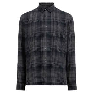 AllSaints Sonik Brushed Checked Relaxed Fit Shirt